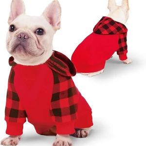 Joyahoo Dog Hoodie, French Bulldog Puppy Dog Clothes, Warm Frenchie Dog Clothes